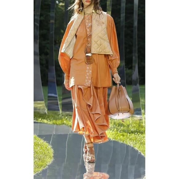 Ulla Johnson Scarlette Tunic Top Salute Buttondown Embroidered Cotton M 6 234599 - Picture 2 of 10